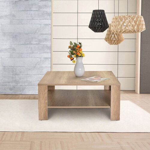 Hanah home Club sto Shp-690-Tt-1, 90x42x90 cm, Smeđa Slike