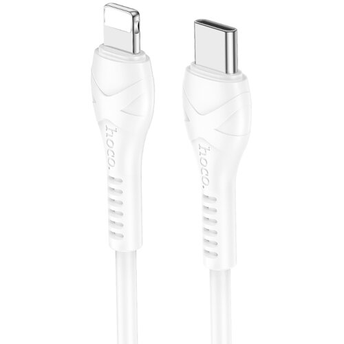 hoco. podatkovni polnilni kabel X37 Type C na Lightning 0,5m 27W - bel Cene