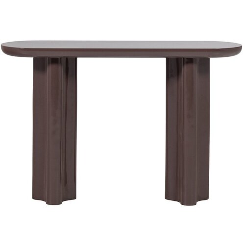 WOOOD Tamno smeđi pomoćni stol u sjajnom dekoru 35x120 cm Evara &ndash; Cijene