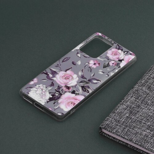 Techsuit Marble Series maska za Xiaomi 11T / 11T Pro Bloom of Ruth Gray Slike