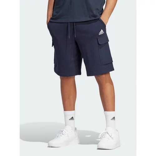 Adidas Športne kratke hlače Essentials HA4339 Mornarsko modra Regular Fit
