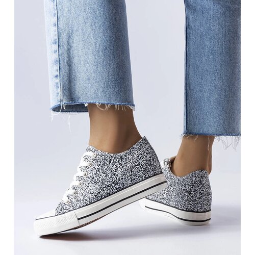 Gemre Black sneakers with low wedge Garceau Slike