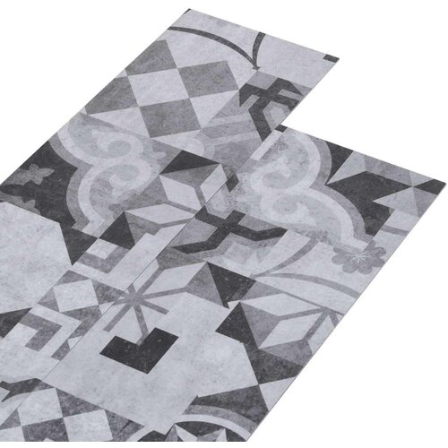  Samoljepljiva podna daska 32 pcs Sivi uzorak 4 46 m&amp;sup2; PVC - Sivi uzorak Slike