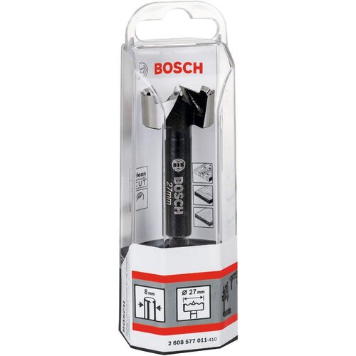 Bosch čeona burgija za klap &amp;scaron;arke 27 mm 27 x 90 mm, d 8 mm, toothed-edge pakovanje od 1 komada - 2608577011 Slike