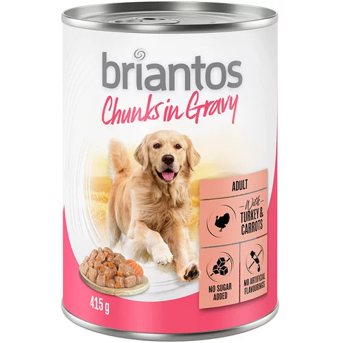 briantos Chunks in Gravy 6 x 415 g - Puretina i mrkva