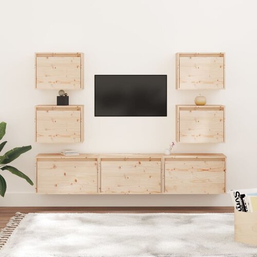 The Living Store TV omarica 7 kosov trdna borovina - TV Omarica, (21375384) Cene