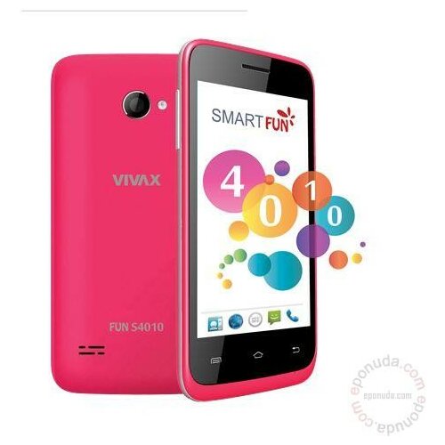 Vivax SMART Fun S4010 pink mobilni telefon Slike