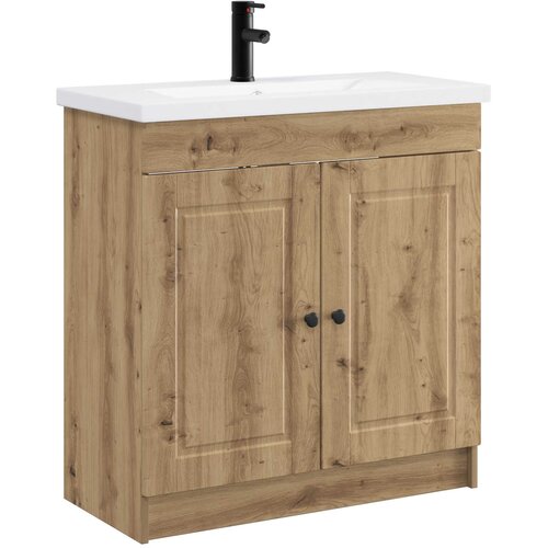 vidaXL Komplet pohištva za kopalnico Artisan hrast 78,5 x 37,5 x 81 cm, (5000245660) Cene