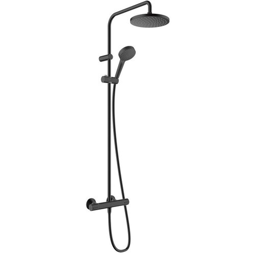 Hansgrohe vernis Blend Showerpipe200 termostatski usponski tu&amp;scaron; crna mat 26276670 Slike