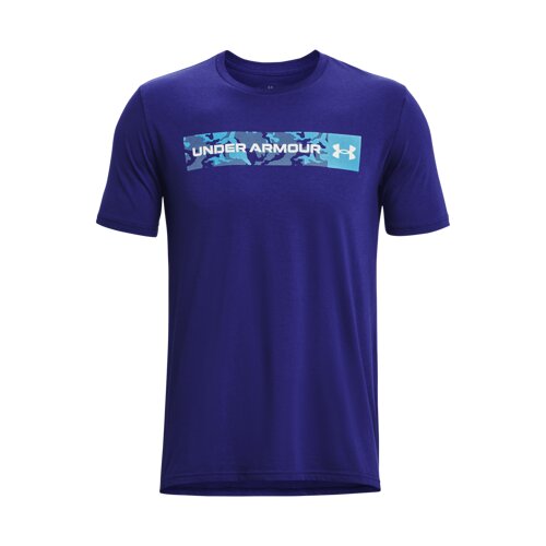 Under Armour UA Camo Chest Stripe SS Shirt, Sonar Blue/White - S, (20613644) Slike