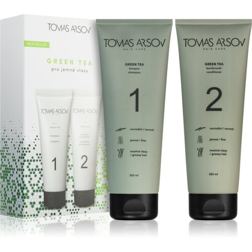 Tomas Arsov Green Tea Bal&amp;iacute;ček &amp;Scaron;ampon a Kondicion&amp;eacute;r &amp;scaron;ampon in balzam Slike