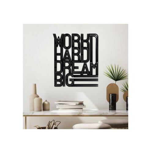 Wallxpert zidna dekoracija work hard dream big 2 Slike