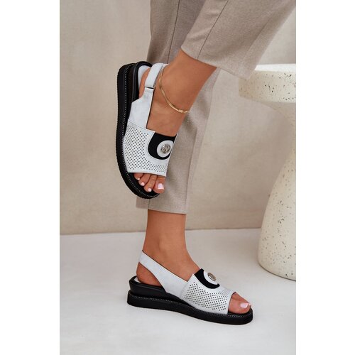 PE2 Women's wedge sandals silver Isnnoria Cene