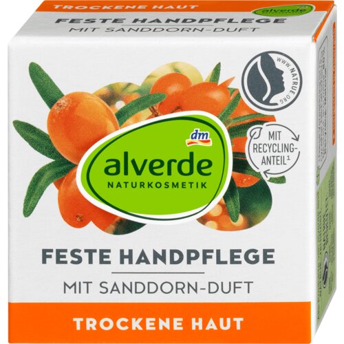 Alverde Naturkosmetik čvrsta krema za suvu kožu ruku - pasji trn 25 g Slike