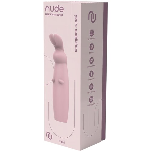 NUDE Hazel - akumulatorski zajčji vibrator za klitoris (vijoličen) Slike