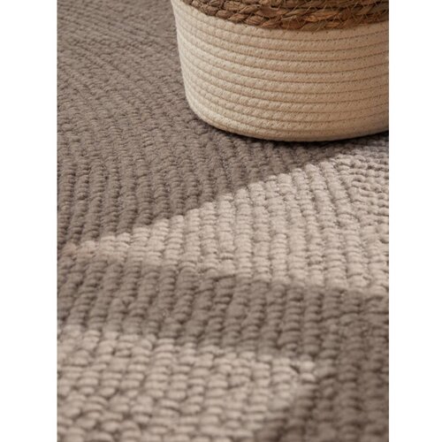 Hanse Home Sivorjava ročno tkana volnena preproga 160x230 cm Eleni Taupe &amp;ndash; Slike