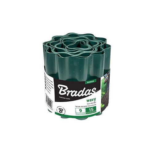 Bradas Bordura za cveće OBFG 0915, 9x0,15 m , Zelena Slike