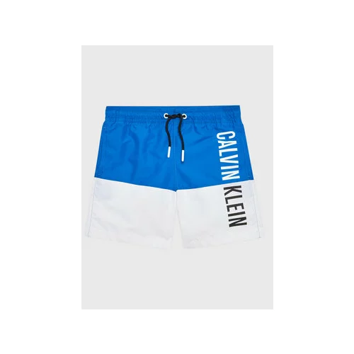Calvin Klein Swimwear Kopalne hlače Medium KV0KV00030 Modra Regular Fit