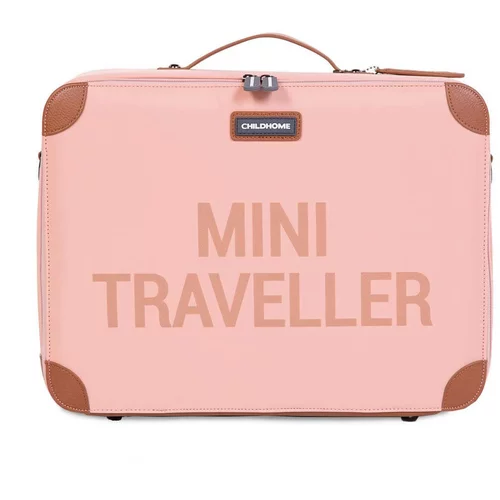 Childhome otroški potovalni kovček mini traveller pink copper
