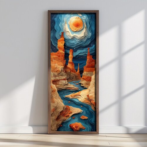 Wallity slika LONG012-S/120-40, 40 x 120 cm Cene