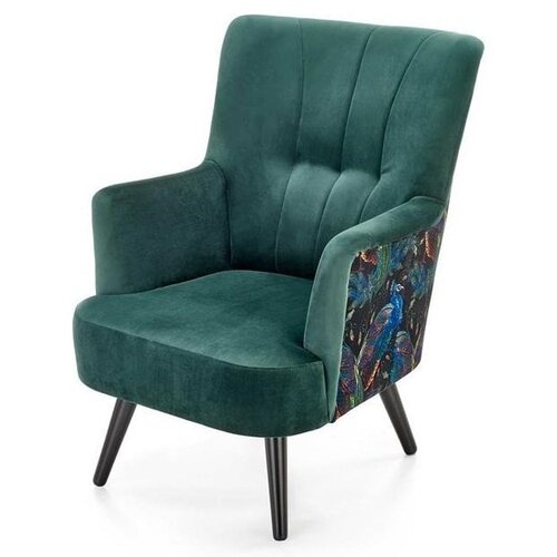 Bellime Style Fotelja Pagoni - tamnozelena Slike