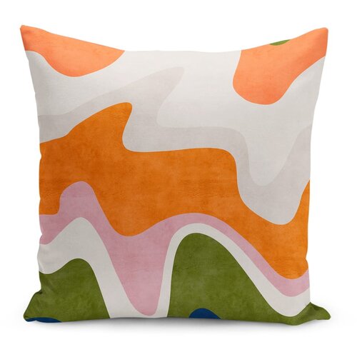 Mila Home Prevleka za blazino 43x43 cm Squiggly Orange &amp;ndash; Slike