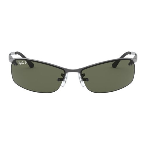 Ray-ban RB3183 004/9A Polarized ONE SIZE (63) Srebrna/Zelena Cene
