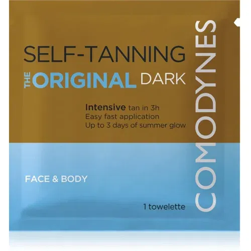 Comodynes Self-Tanning Towelette maramica za samotamnjenje za lice i tijelo nijansa dark 8 kom