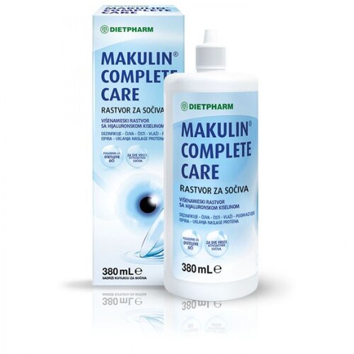 Dietpharm makulin complete care rastvor za sočiva, 380ml Cene