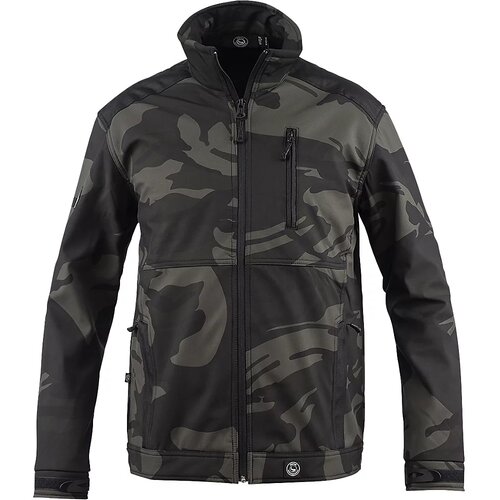 Leipold+Döhle Jakna softshell Camouflage, črn vzorec, velikost S Cene