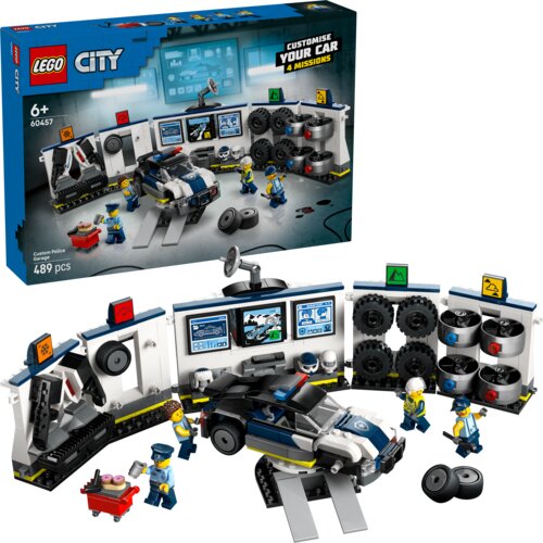 Lego city - prilagođena garaža za policijska vozila (60457) Slike