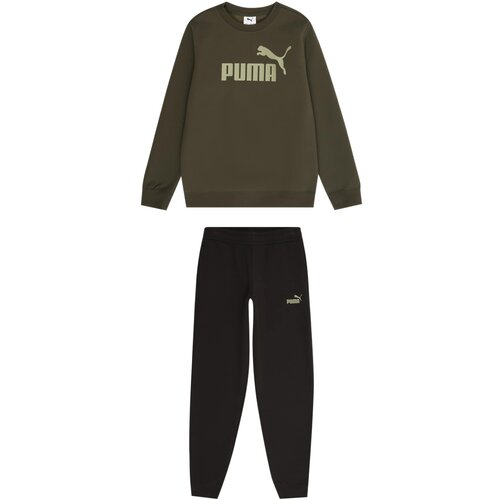 Puma Trenerka za dečake Ess No.1 Logo Crew Sweat Suit Fl B, Maslinasta Cene