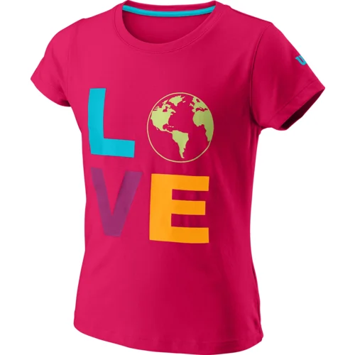 Wilson Dívčí tričko Love Earth Tech Tee G Love M