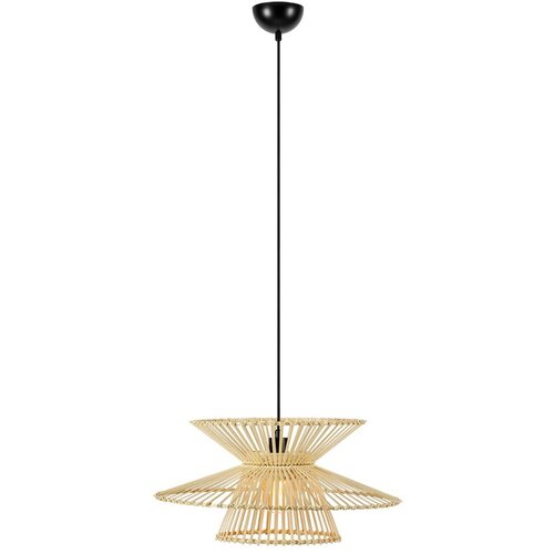 Markslöjd 108785 - Luster na sajli DUPLICI 1xE27/40W/230V bež/bambus Cene