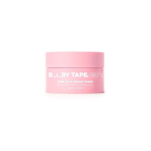 BOOBY TAPE roza glinena maska za prsi in dekolte - Pink Clay Brest Mask Slike