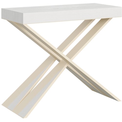 Ityhome 90 x 77 konzolna miza bela, (20847621) Slike