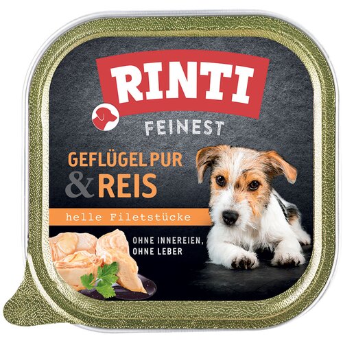 MEGA pakiranje RINTI Feinest 44 x 150 g - Čista perutnina & riž Cijene