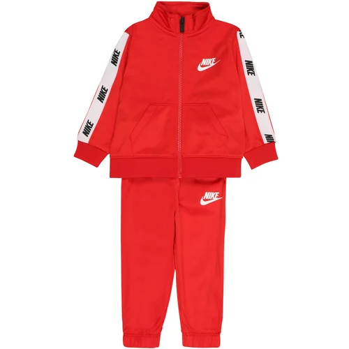 Nike Sportswear Jogging komplet crvena / crna / bijela