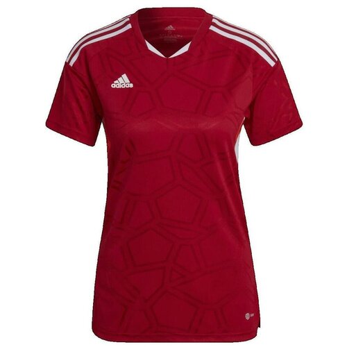 Adidas Majice s kratkimi rokavi T-shirt Condivo 22 slim fit rouge Rdeča Cene