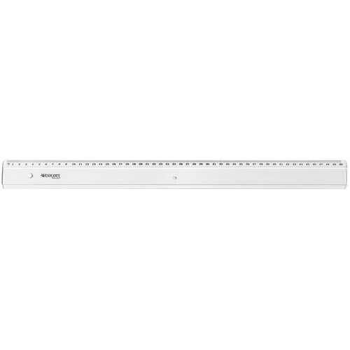  Ravnilo 50cm westcott pvc prozorno e-10154 bp Slike