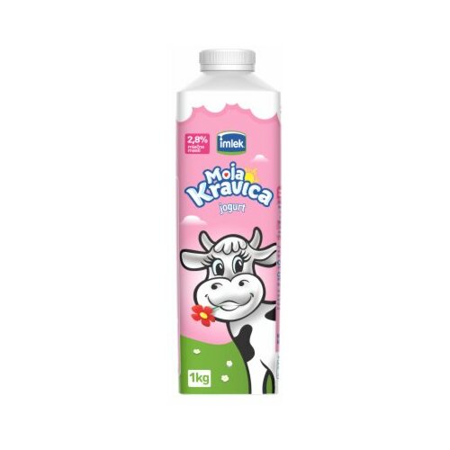 Imlek Moja kravica jogurt 2,8% MM 1KG terta top Slike
