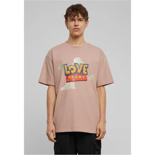 Mister Tee Men's T-shirt Love Story pink