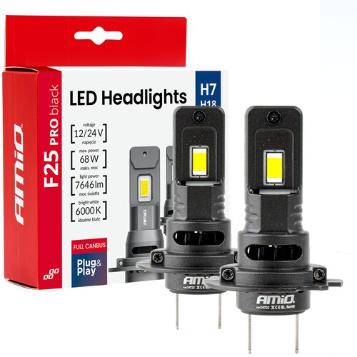 Amio Auto sijalica H7 H18 LED F25 Pro Full Canbus Cene