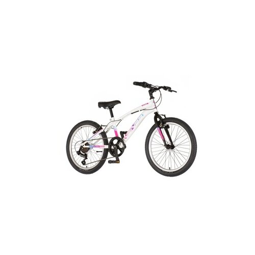 Venssini bicikl junior 20 arcadia 20" 11" v-brake 6 brzina 120-142cm (xxs) belo roze 1203125 Cene