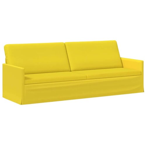  Set sofe 2 pcs Svijetlo žuta Tkanina - Svjetložuta 1-Sjedalo + 3-Sjedalo (210 cm) Slike