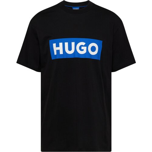 Hugo Blue Majica 'Nico' azur / črna / bela Cene