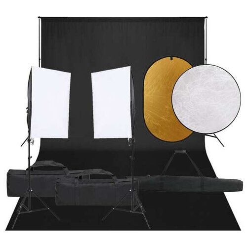  Komplet za foto studio z lučmi, ozadjem in odbojnikom Cene