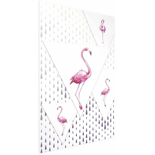  Plakat - Flamingo Family 21x30 Bez okvira Cijene