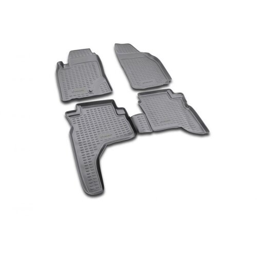 Element Tipske gumene patosnice Mitsubishi Pajero Sport (1997-2008), 4 komada, Sive Cene
