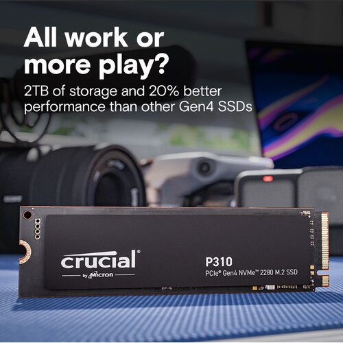 Crucial P310 Gen4 2280 2TB NVMe PCIe M.2 SSD Slike